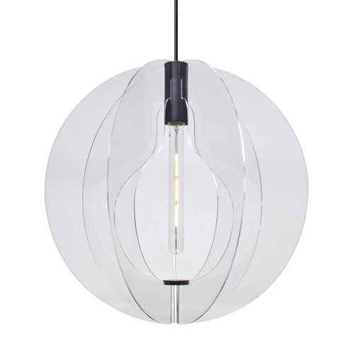 Besa Benito Pendant LED Pendant in Black (74|1JC-BENITOGL-EDIL-BK)