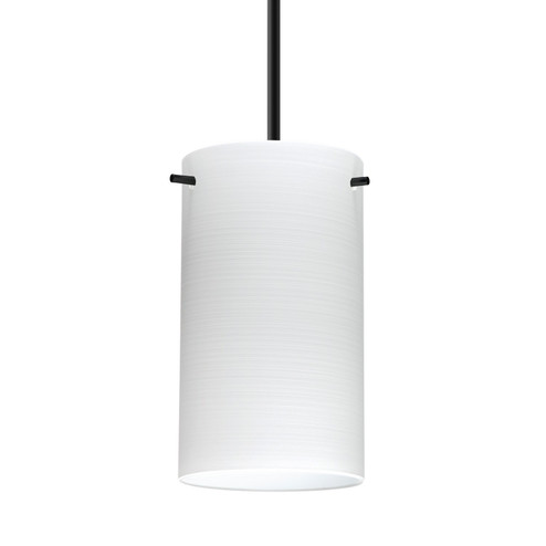 Besa Stilo 7 Pendant One Light Pendant in Black (74|1BC-4404KR-MED-BK)
