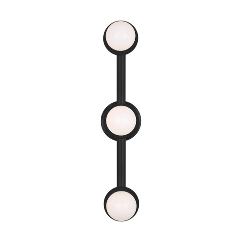 Nodes Three Light Vanity in Midnight Black (454|KWL1173MBK)