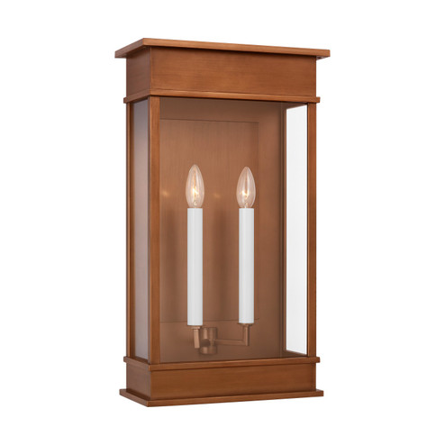 Cupertino Two Light Wall Lantern in Natural Copper (454|CO1472NCP)