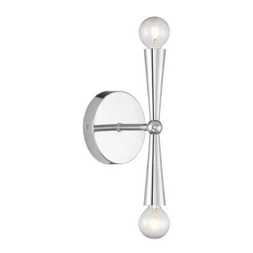 Two Light Wall Sconce in Chrome (446|M90110CH)