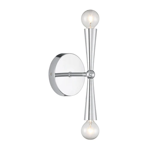 Two Light Wall Sconce in Chrome (446|M90110CH)