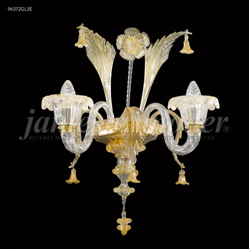 Murano Two Light Wall Sconce in Gold Lustre (64|96372GL2E)