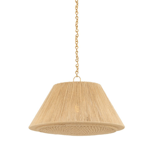 Mystic One Light Pendant in Aged Brass (70|9424-AGB)
