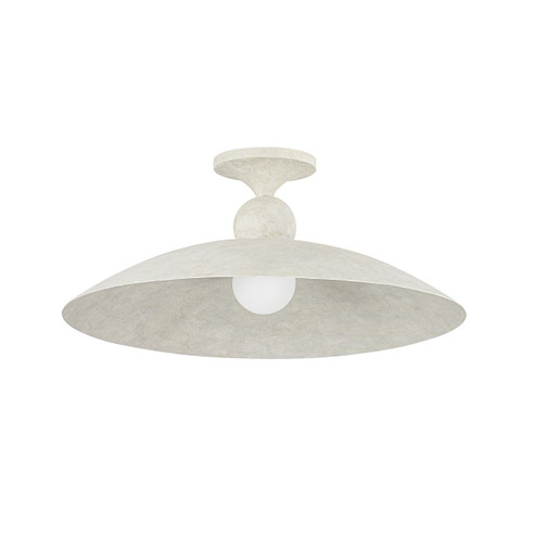 Teelin One Light Flush Mount in Limewash Plaster (70|4320-LWP)