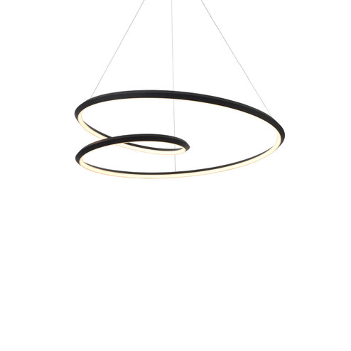Ampersand LED Pendant in Black (347|PD22332-BK-UNV)