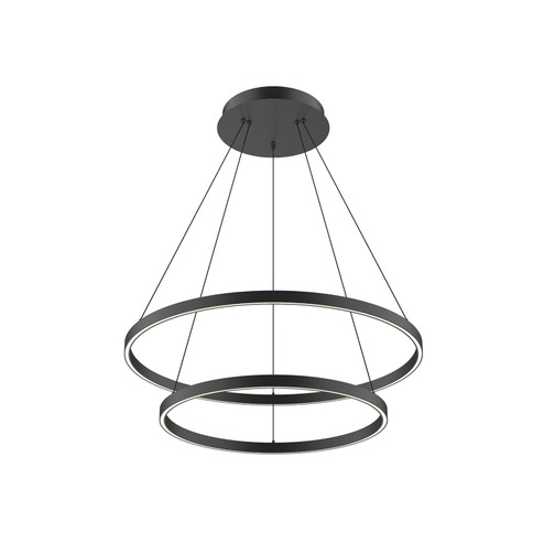 Cerchio LED Chandelier in Black (347|CH87832-BK-UNV-010)