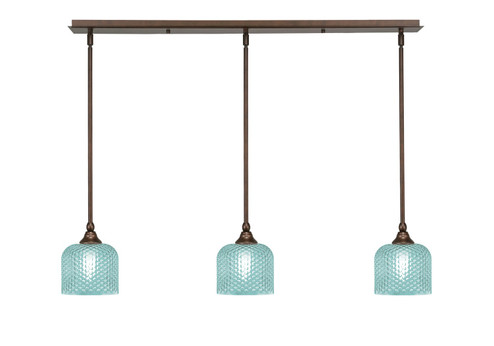 Stem Three Light Linear Pendalier in Bronze (200|36-BRZ-4615)