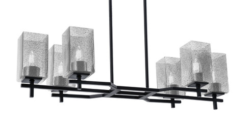 Corbin Six Light Island Pendant in Matte Black (200|2326-MB-542)