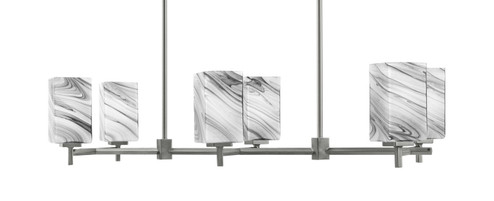 Franklin Six Light Island Pendant in Graphite (200|1226-GP-549) Franklin Six Light Island Pendant in Graphite (200|1226-GP-549)