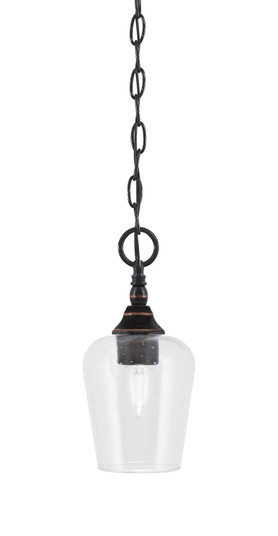 Chain One Light Mini Pendant in Black Copper (200|11-BC-210)