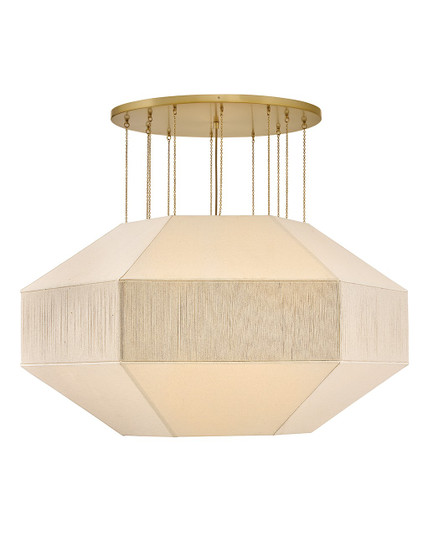 Lyla LED Chandelier in Lacquered Brass (13|47498LCB)