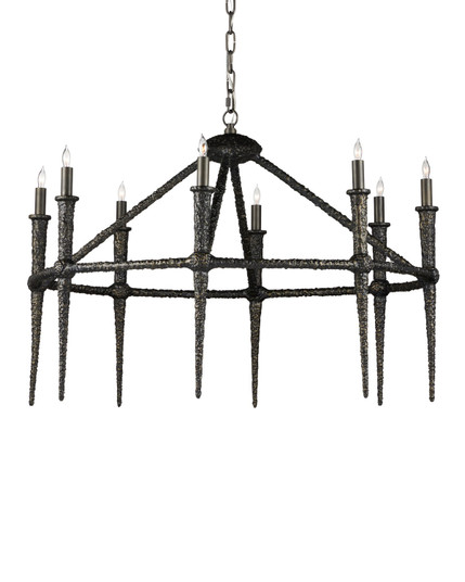 Blackthorn Collection Eight Light Chandelier in Aged Bronze (142|9000-1236)