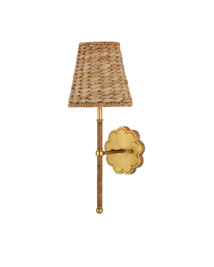 Savoie Collection LED Wall Sconce in Contemporary Gold Leaf / Natural (142|5000-0272)
