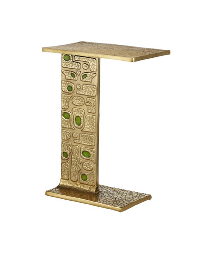 Beau Monde Table in Gold/Green (142|4000-0197)