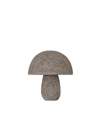 Small Granite Mushroom Mushroom in Textured Brown (142|2200-0056)