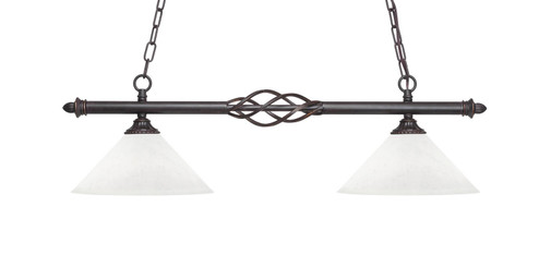 Elegante Two Light Island Pendant in Dark Granite (200|862-DG-314)