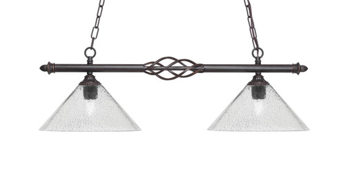 Elegante Two Light Island Pendant in Dark Granite (200|862-DG-2122)