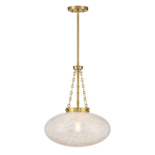 Willow One Light Pendant in Warm Brass (51|7-1740-1-322)