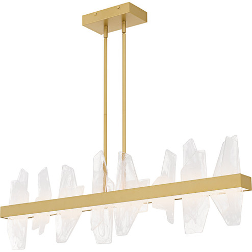 Aurelia LED Linear Chandelier in Soft Gold (10|PCAUR142SGD)
