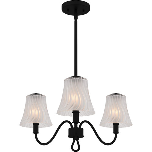 McKinney Three Light Chandelier in Matte Black (10|MCK5022MBK)