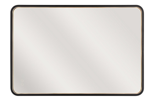 Monica LED Mirror in Flat Black (46|MIR2403RRT-FB3C)
