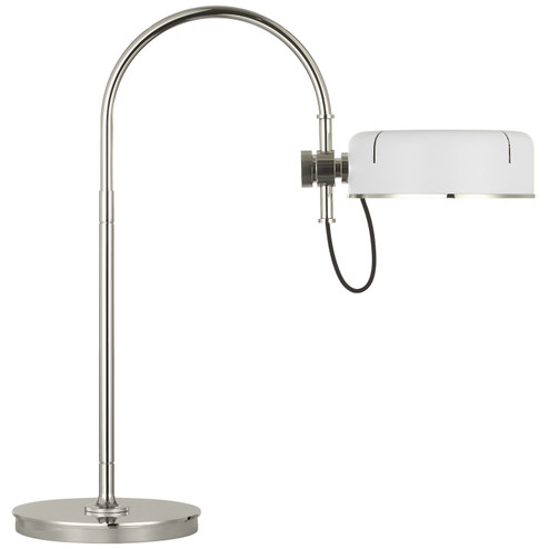 Oso LED Table Lamp in Polished Nickel (268|TOB 3130PN-WHT)