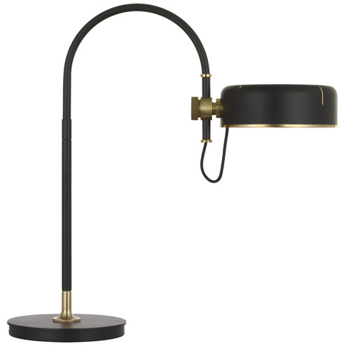 Oso LED Table Lamp in Modern Iron and Hand-Rubbed Antique Brass (268|TOB 3130MI/HAB-MI)