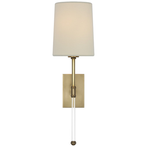 Camille LED Wall Sconce in Hand-Rubbed Antique Brass (268|SK 2014HAB-L)