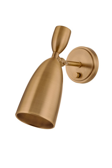 Spade LED Wall Sconce in Patina Brass (67|B4012-PBR)