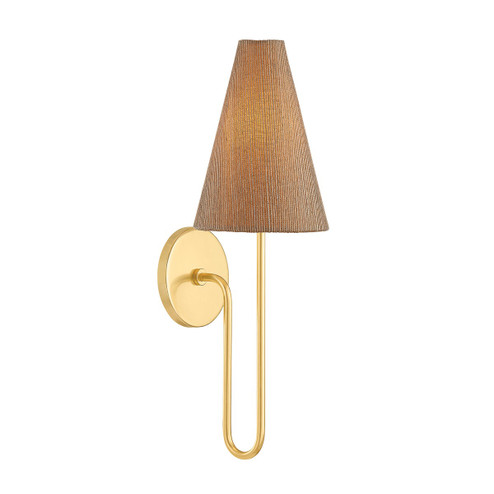 Jessel One Light Wall Sconce in Aged Brass (428|H987101-AGB)