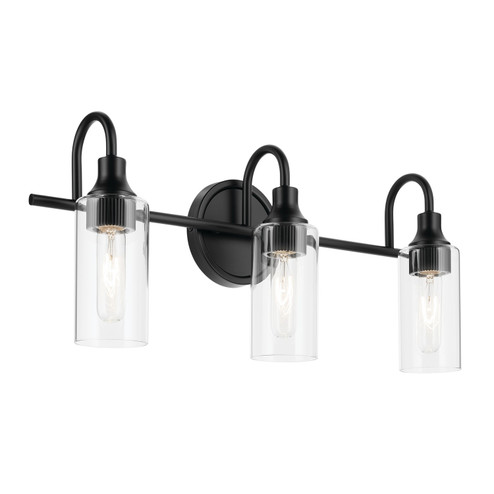 Kavi Three Light Bath in Black (12|55211BK)