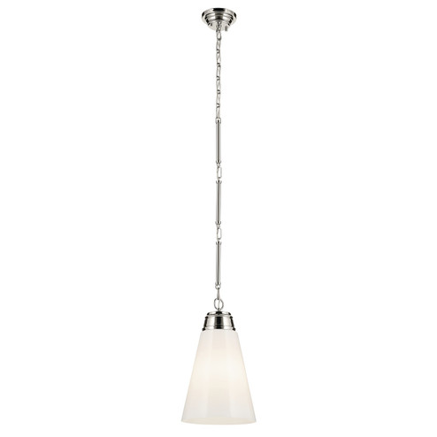 Marsailli One Light Pendant in Polished Nickel (12|52661PN)