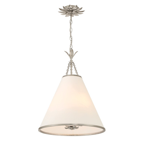 Broche Four Light Pendant in Antique Silver (60|564-SA)