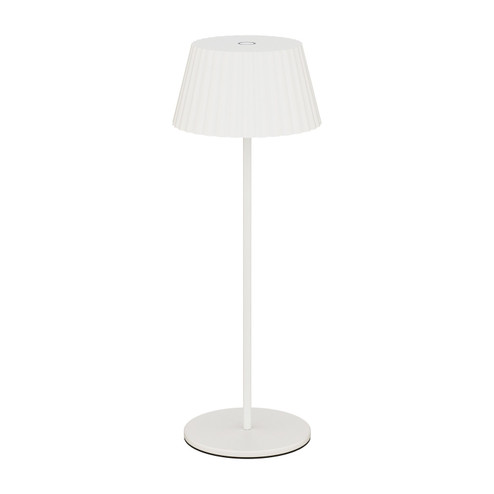 Pleat LED Table Lamp in White (34|TL-W251115-CS-WT)