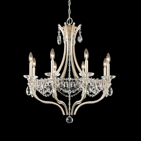 Adley Eight Light Chandelier in Heirloom Silver (53|S77508-44R)