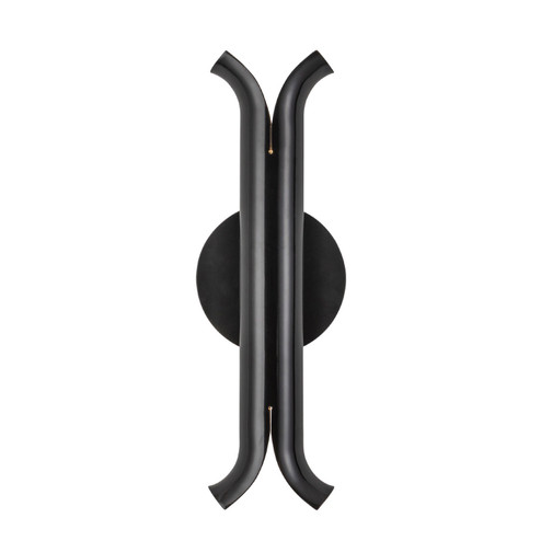 Husk LED Wall Sconce in Glossy Black (347|WS89714-GBK)