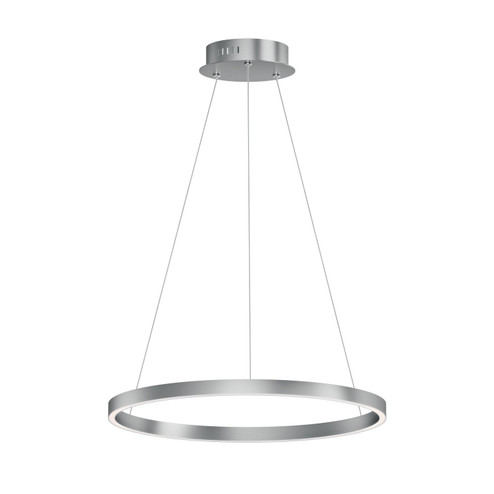 Groove 5CCT LED Pendant in Brushed Aluminum (86|E52724-AL)
