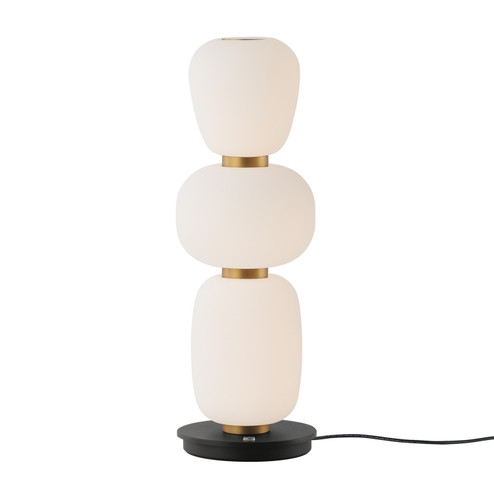 Soji LED Pendant in Black / Gold (86|E25167-92BKGLD)