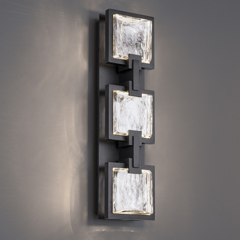 Pop Star LED Outdoor Wall Mount in Black (529|BWSW50519-BK)