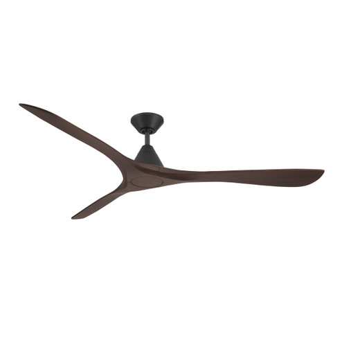 Carve 72''Ceiling Fan in Matte Black/Dark Walnut (441|FR-D2504-72-MB/DW)