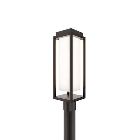 Framed LED Outdoor Post Mount in Black (281|PM-W73520-BK)