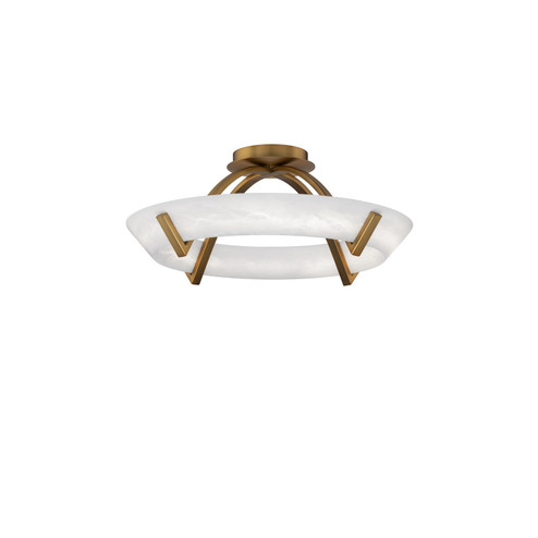 Copa LED Flush Mount in Aged Brass (281|FM-54519-AB)