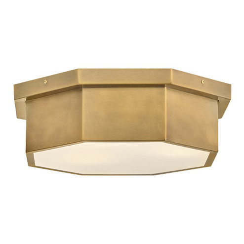Facet LED Flush Mount in Heritage Brass (13|46993HB)