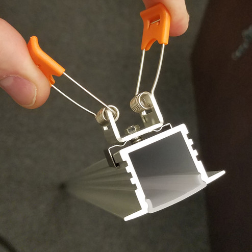 Extruded 6' Flanged Deep Format Channel in Aluminum (509|LED-CHL-XD-F-6)