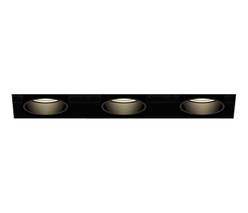 Tango LED Recessed Multiple in Black (40|TGO3TL01PDPDD1530)