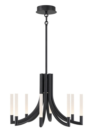 Olette Eight Light Chandelier in Black (40|49010-039)