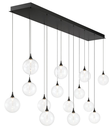 Iissa LED Linear Chandelier in Matte Black (40|48939-010)