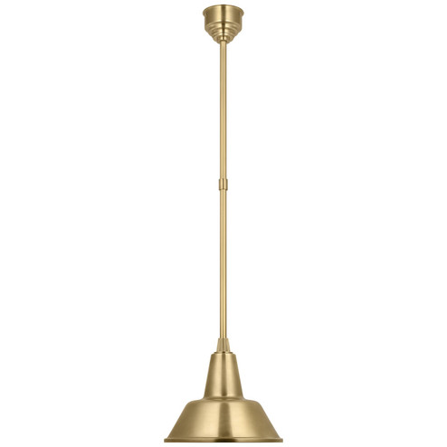 Academy Barn Light LED Pendant in Hand-Rubbed Antique Brass (268|TOB 5802HAB-HAB)