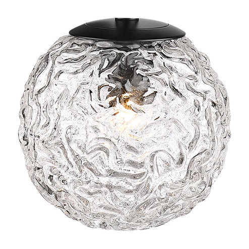 Barrington One Light Wall Sconce in Matte Black (405|G320-5CL-BK)